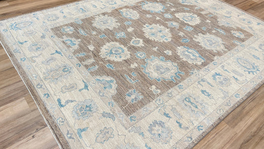 Floral Oushak 8'x10'2" Area Rug