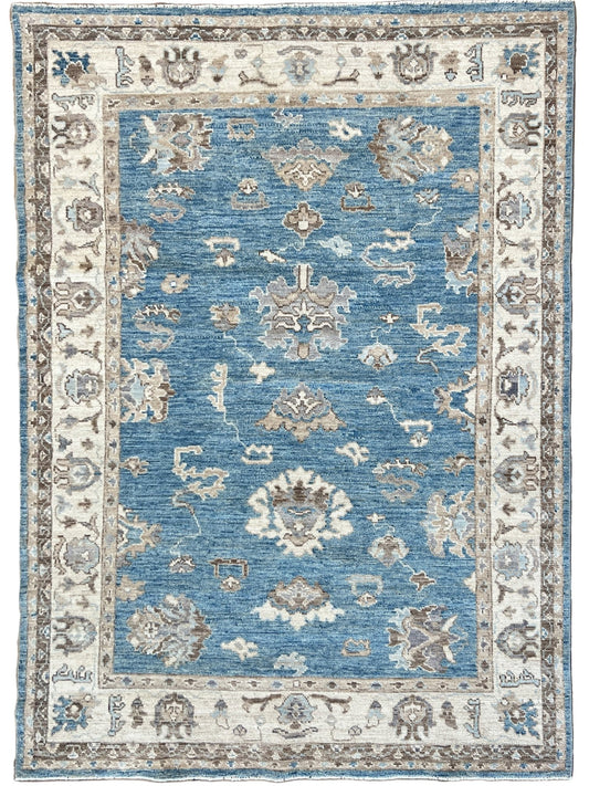 Floral Oushak 4'9"x6'6" Area Rug