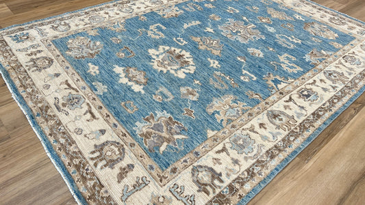 Floral Oushak 4'9"x6'6" Area Rug
