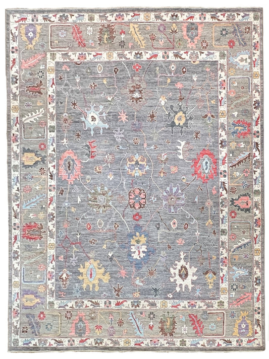 Floral Oushak 11'11"x14'11" Area Rug