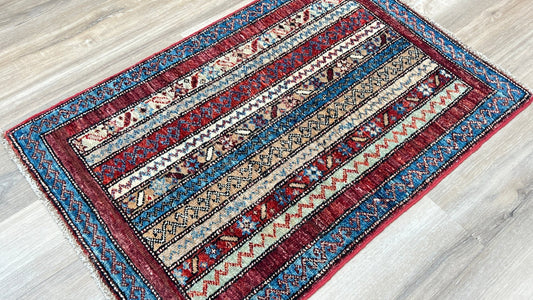 Transitional Kazak 1'10"x2'10" Area Rug