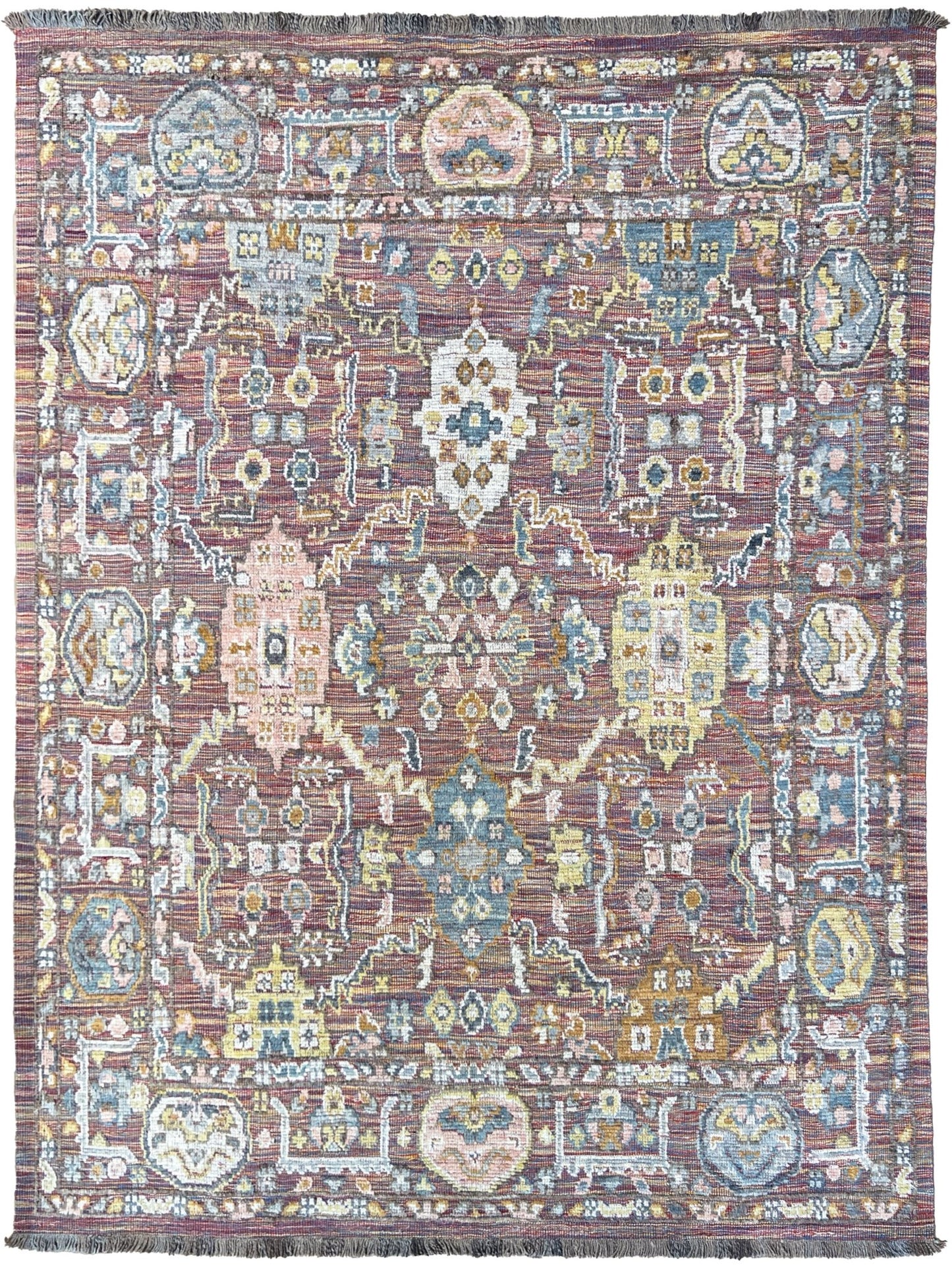 Floral Oushak 9'4"x12'3" Area Rug