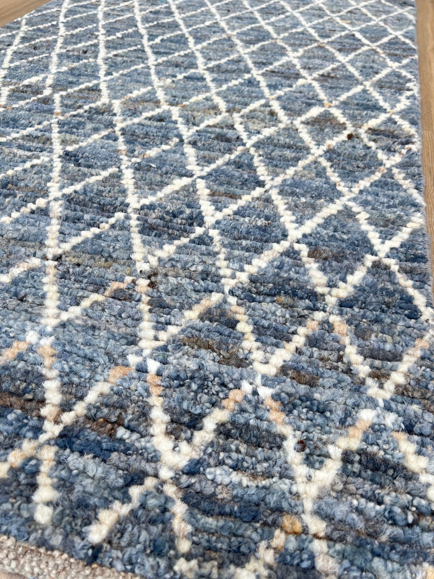 Moroccan Style Runner 3'0"x12'6" Area Rug