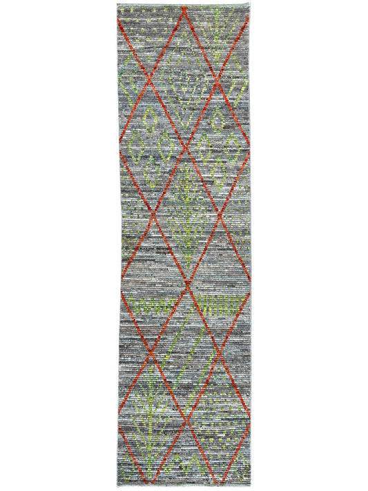 Moroccan Style Runner 2'8"x9'6" Area Rug