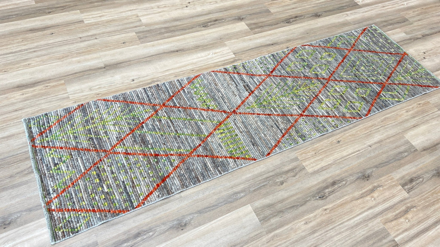 Moroccan Style Runner 2'8"x9'6" Area Rug
