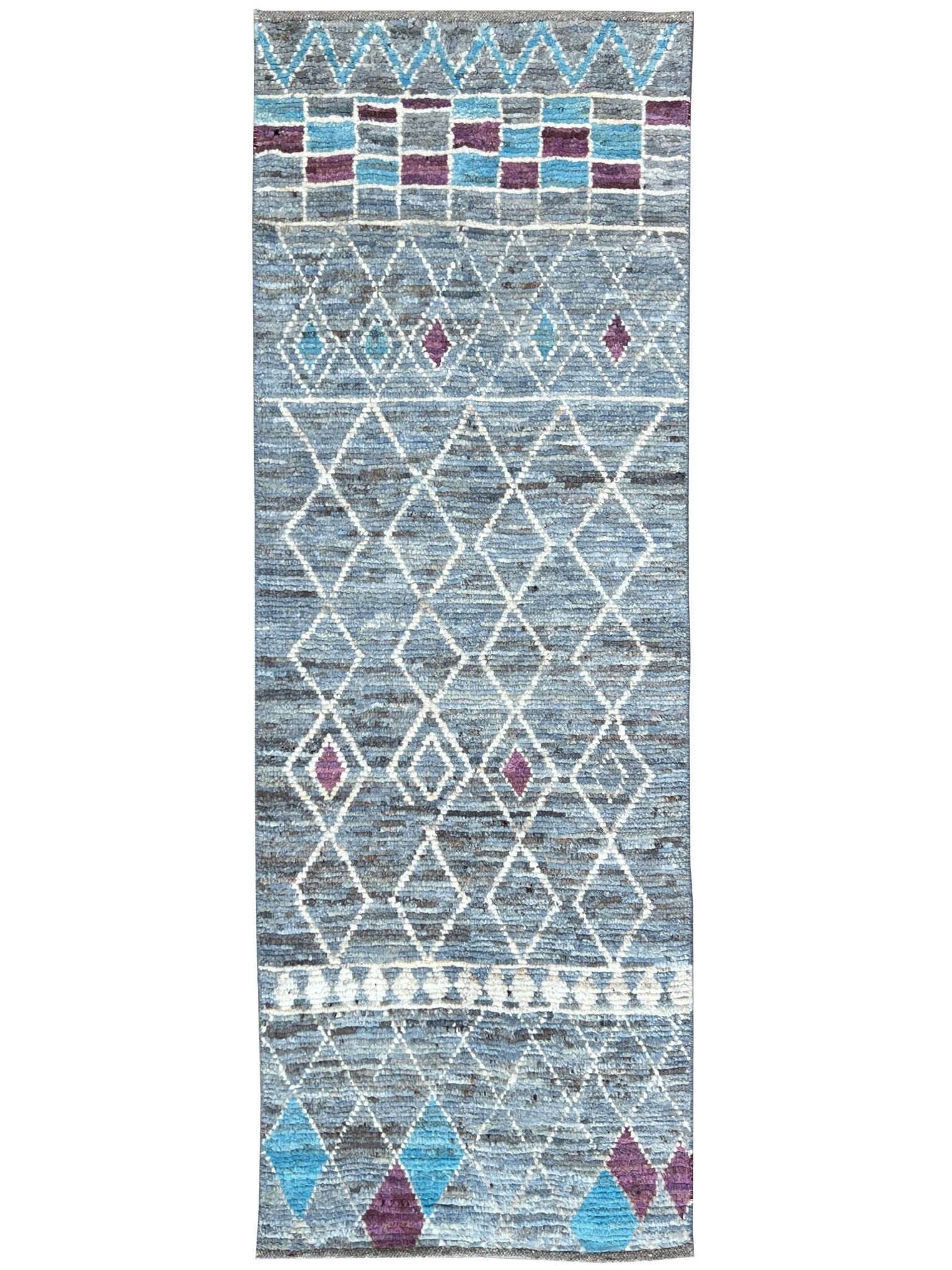 Moroccan Style Runner 2'9"x7'9" Area Rug