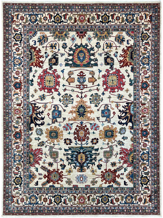 Transitional Heriz 9'1"x12'0" Area Rug