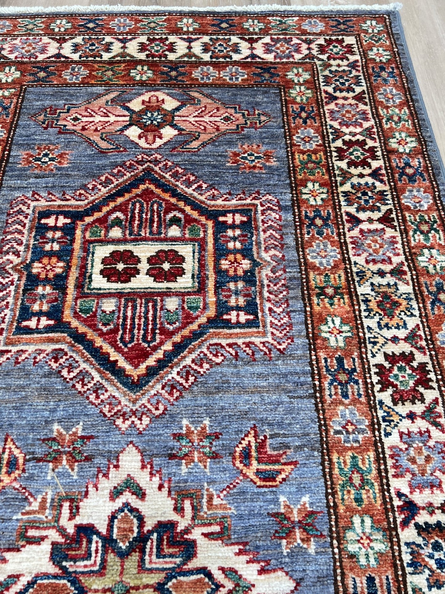 Transitional Kazak Runner 2'9"x10'1" Area Rug