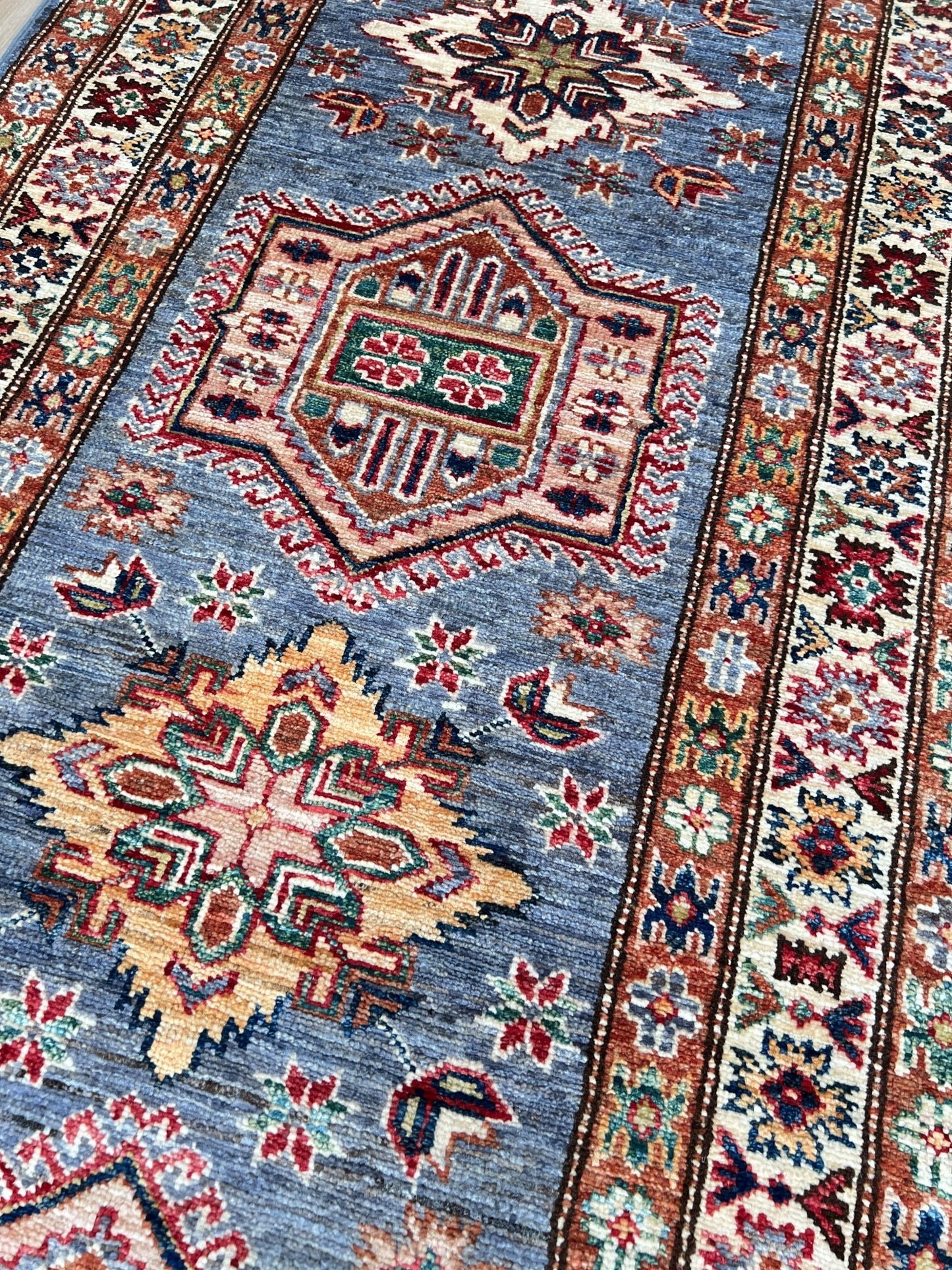 Transitional Kazak Runner 2'9"x10'1" Area Rug