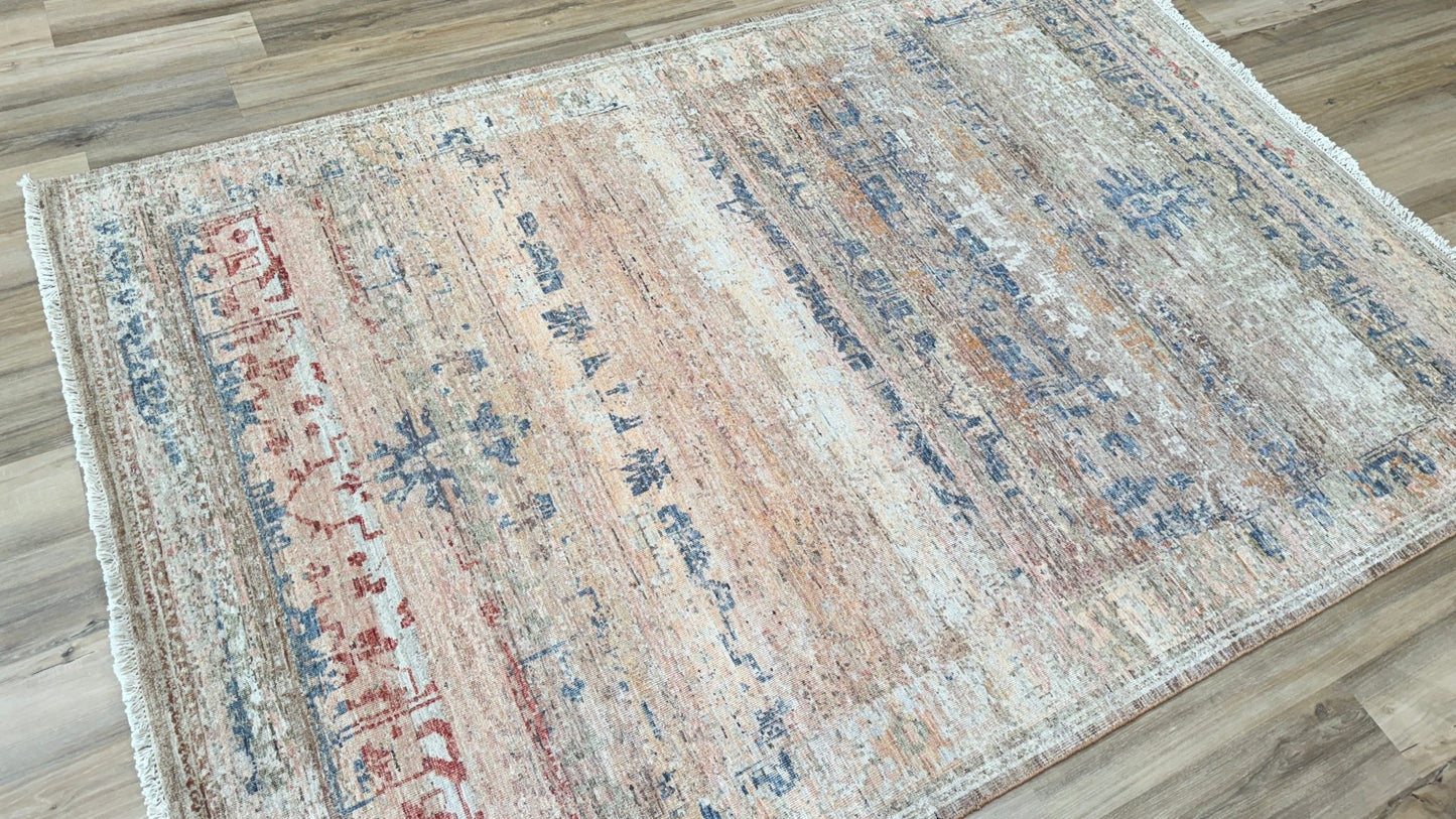 Vintage Look Heriz 6'1"x9'1" Area Rug
