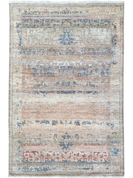 Vintage Look Heriz 6'1"x9'1" Area Rug
