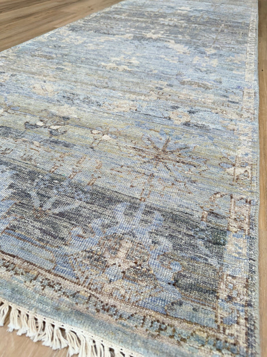 Vintage Look Oushak 2'11"x10'0" Area Rug