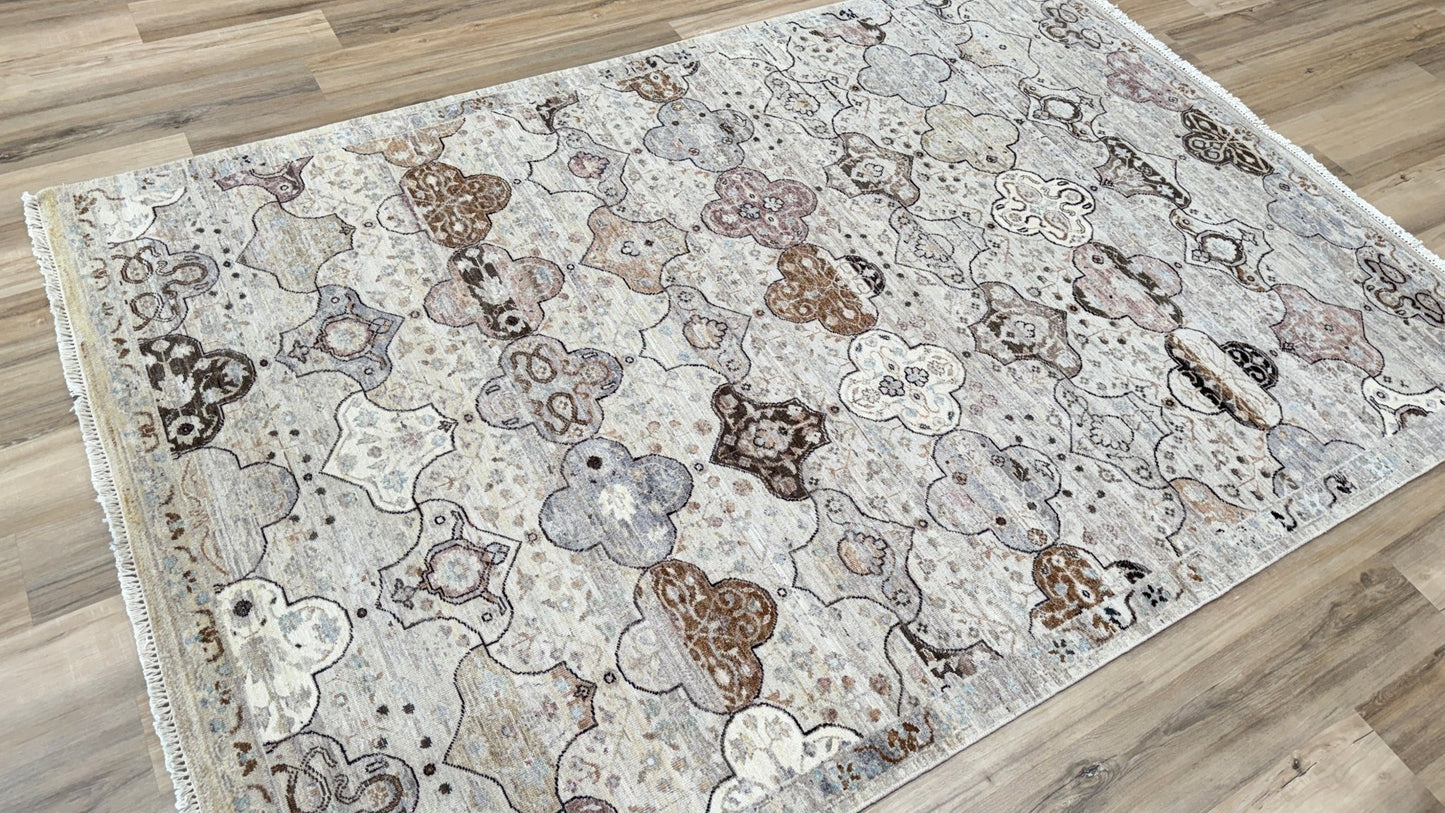 Vintage Look Agra 6'1"x9'2" Area Rug