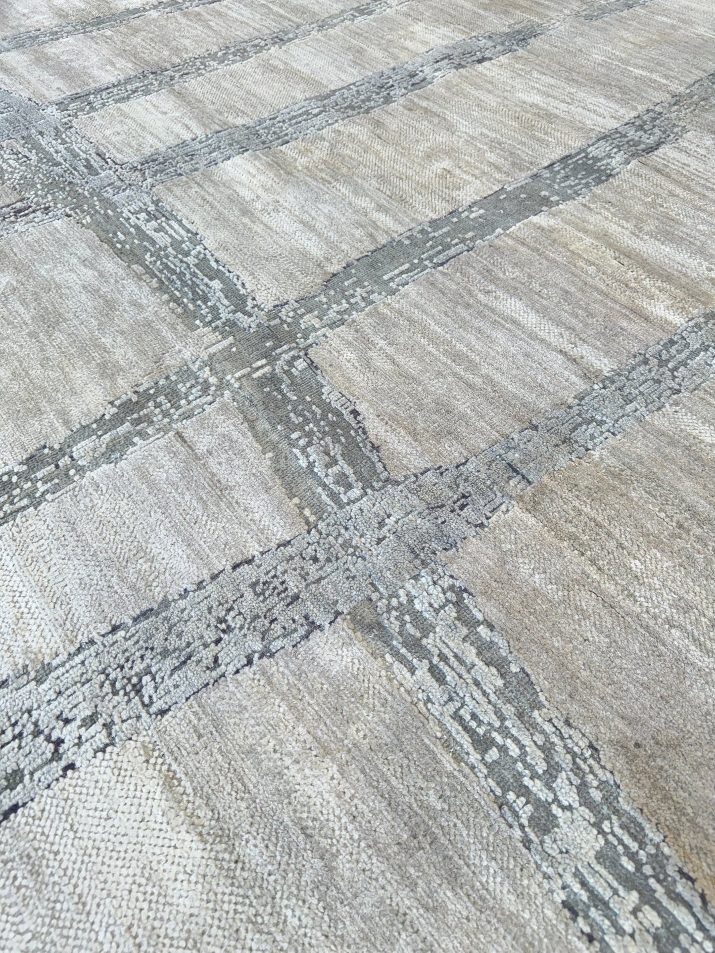 Abstract Modern 10'1"x14'1" Area Rug