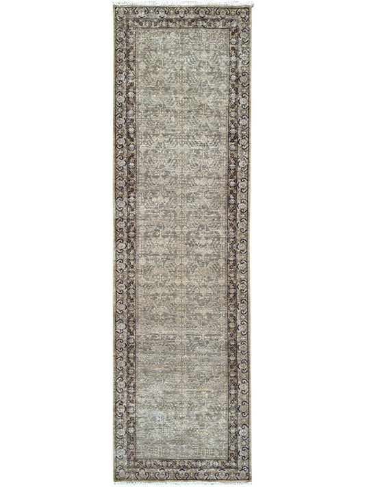 Vintage Look Khotan 3'1"x10'0" Area Rug