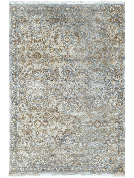 Vintage Look Agra 6'0"x9'0" Area Rug
