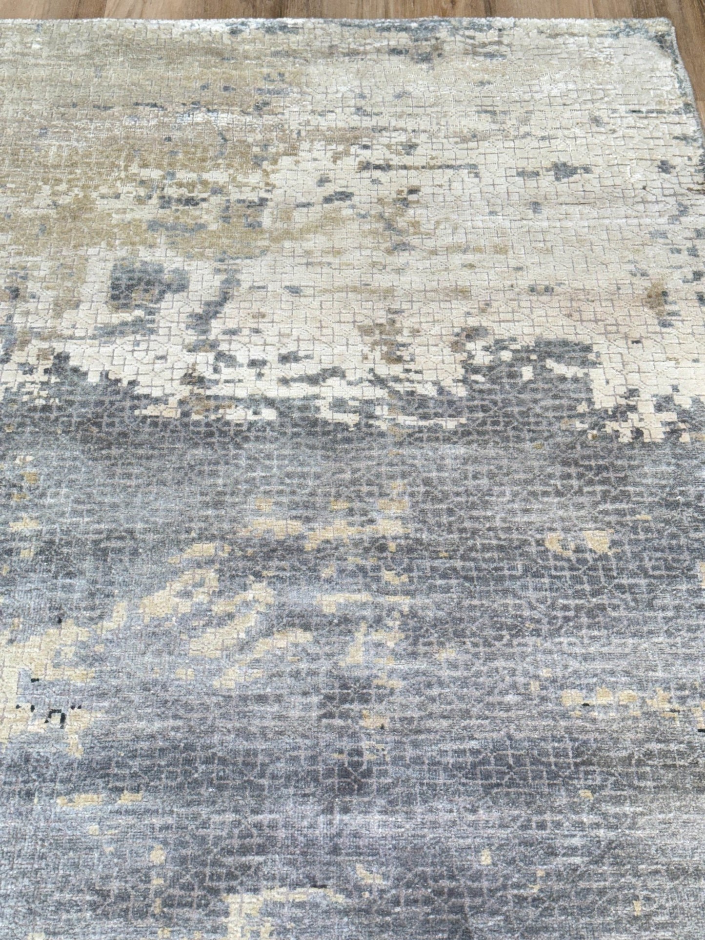 Abstract Modern 8'11"x12'1" Area Rug