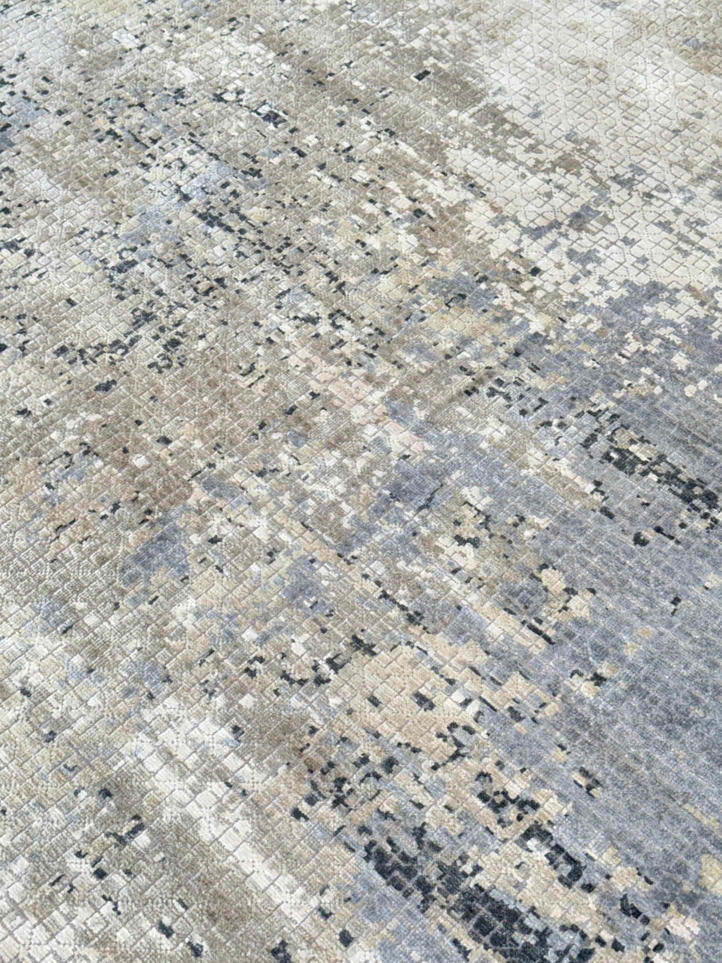 Abstract Modern 8'11"x12'1" Area Rug