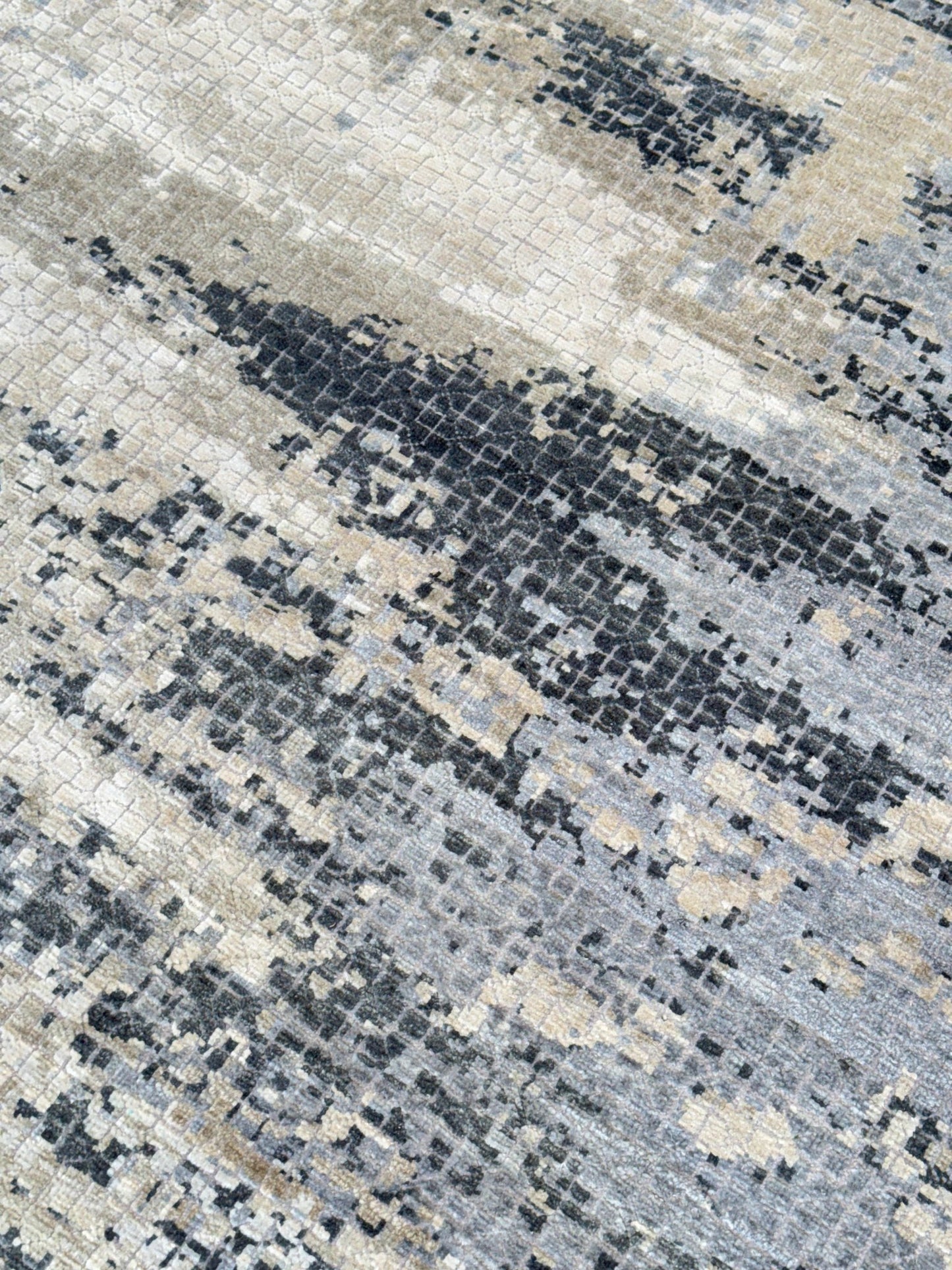 Abstract Modern 8'11"x12'1" Area Rug