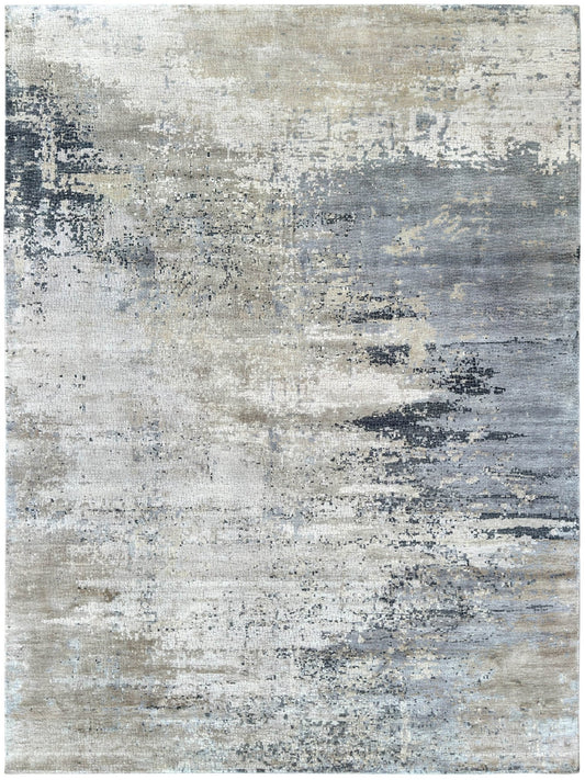 Abstract Modern 8'11"x12'1" Area Rug