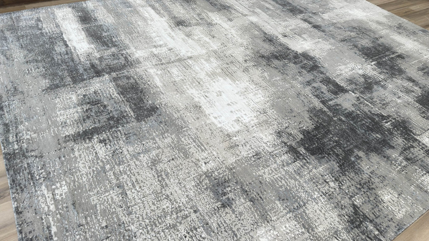 Abstract Modern 12'0"x15'0" Area Rug