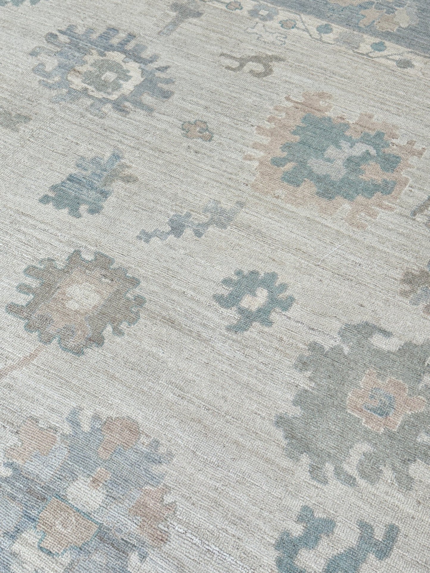 Floral Oushak 12'0"x14'10" Area Rug