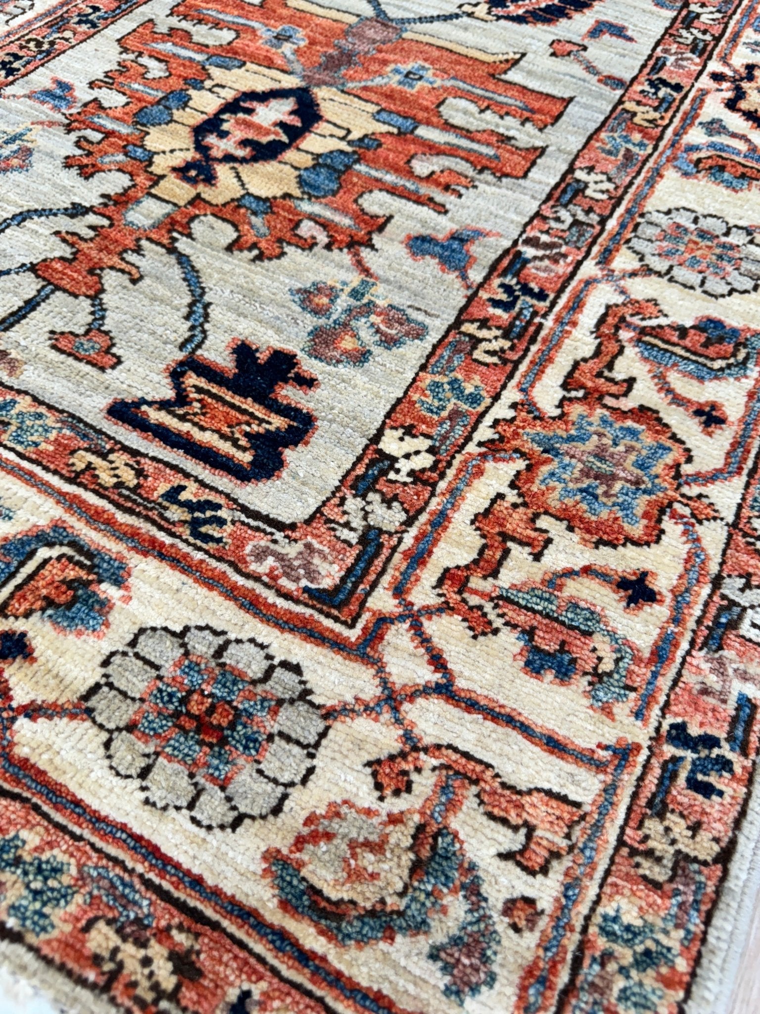 Transitional Heriz Runner 2'7"x9'11" Area Rug