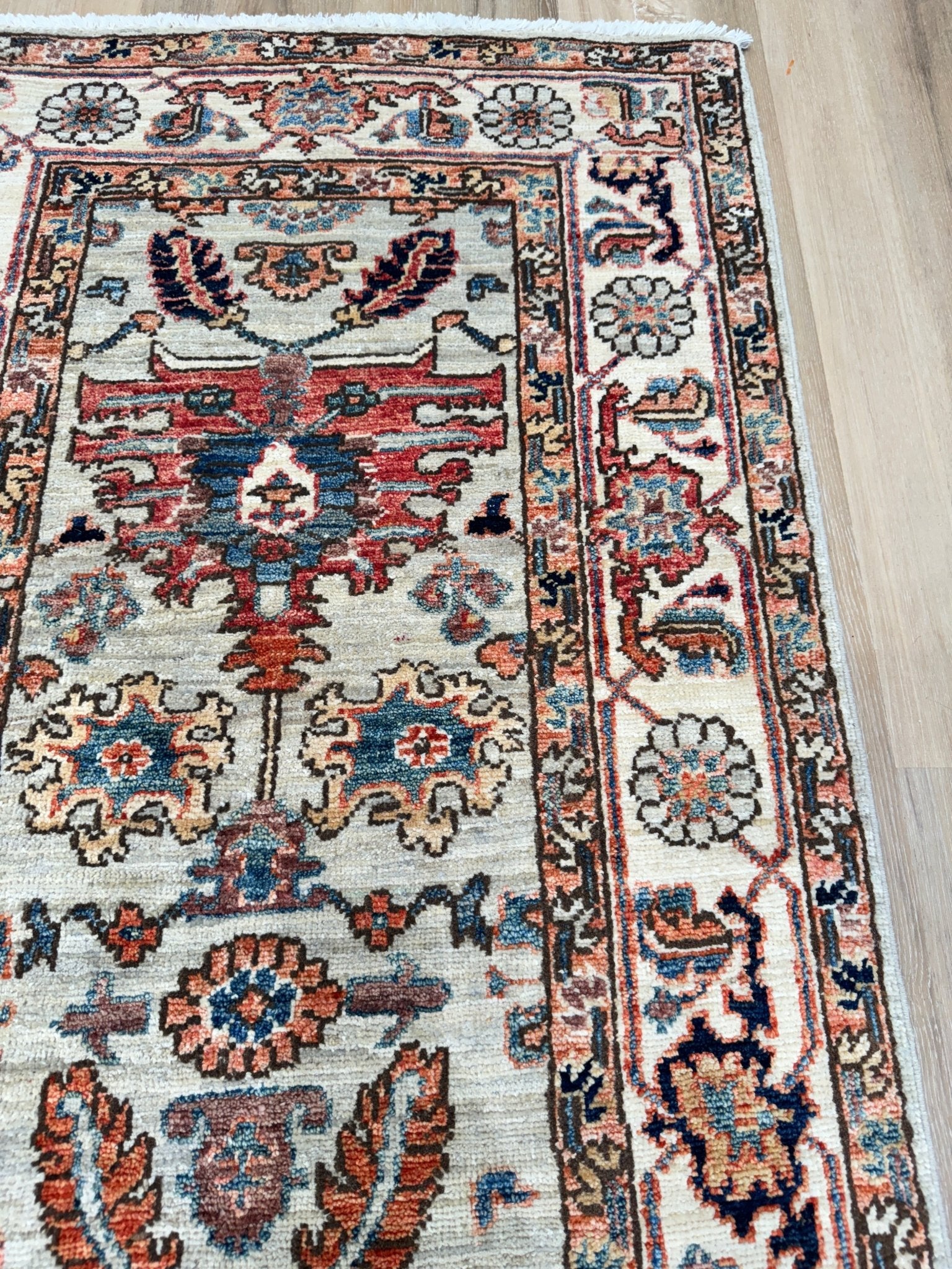 Transitional Heriz Runner 2'7"x9'11" Area Rug