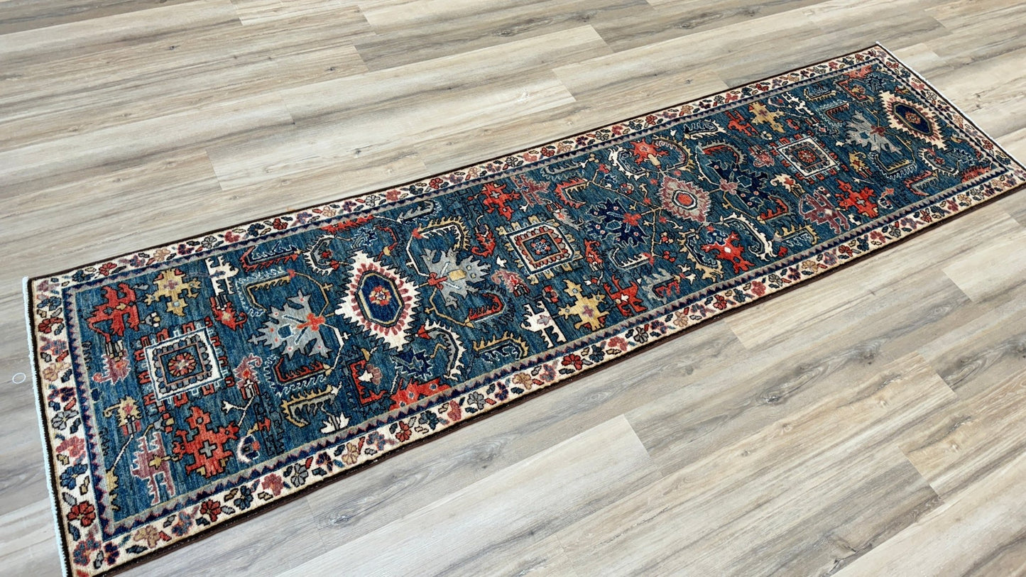 Transitional Heriz Runner 2'8"x10'5" Area Rug