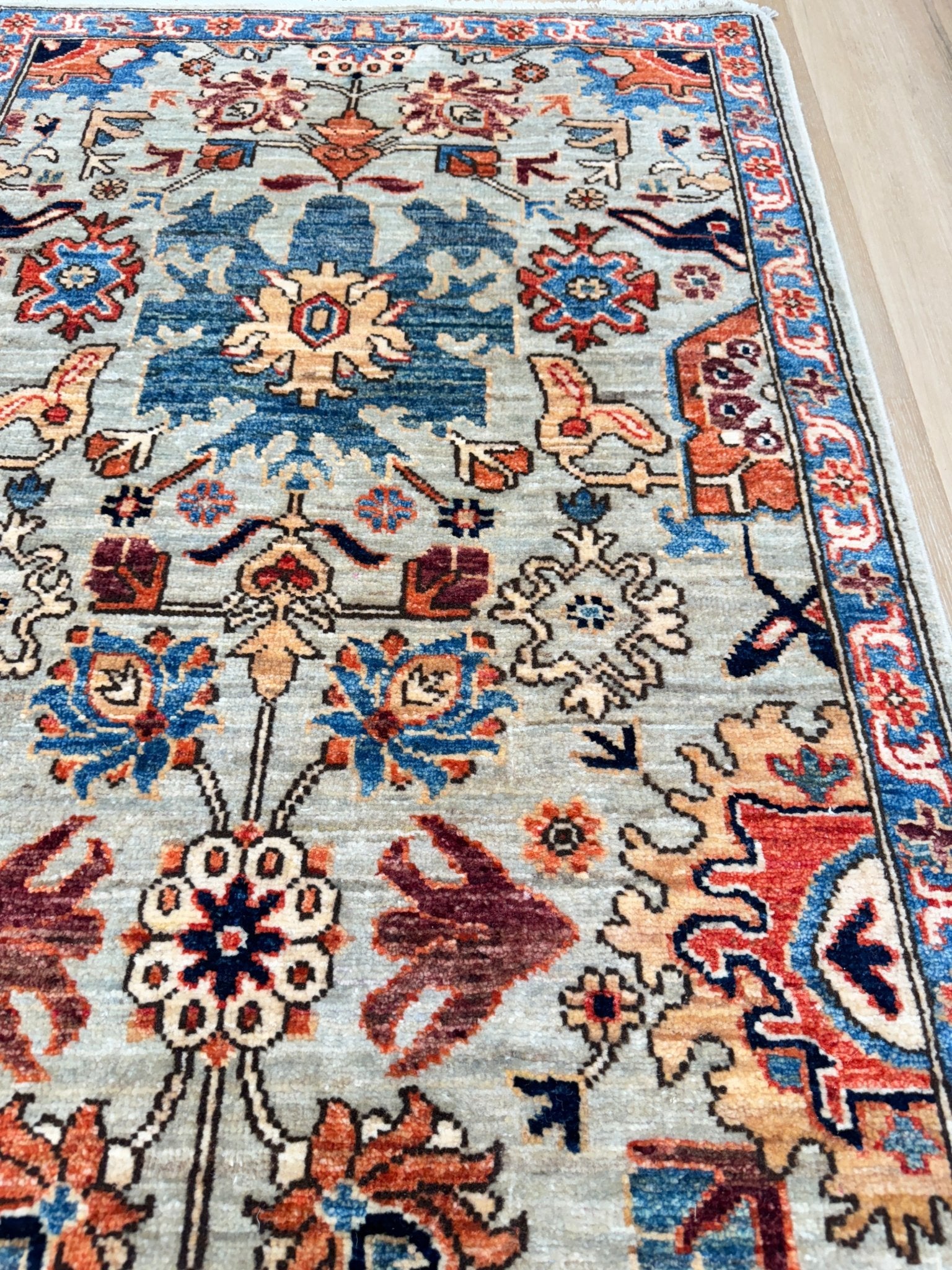 Transitional Heriz Runner 2'8"x11'11" Area Rug