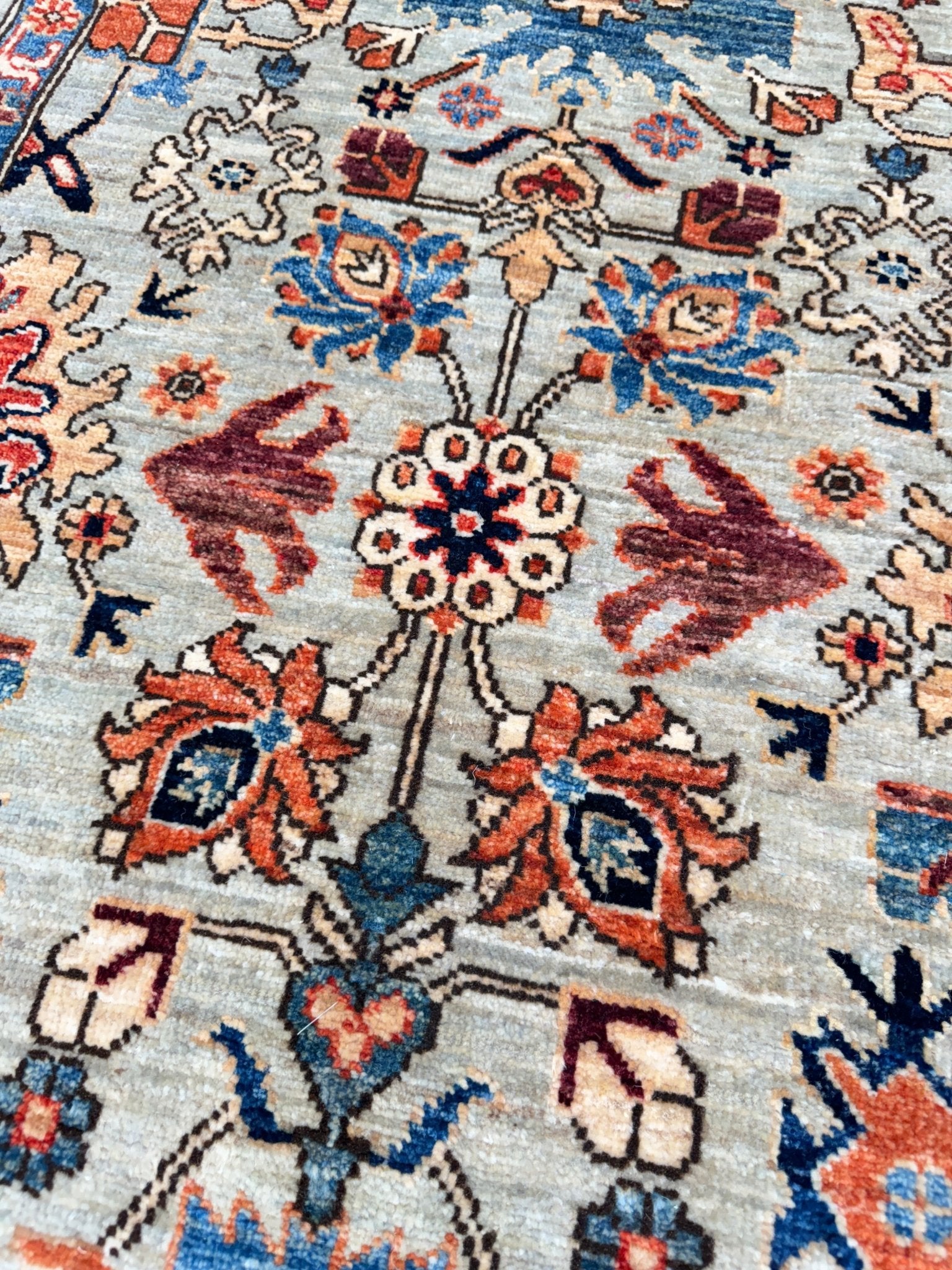 Transitional Heriz Runner 2'8"x11'11" Area Rug