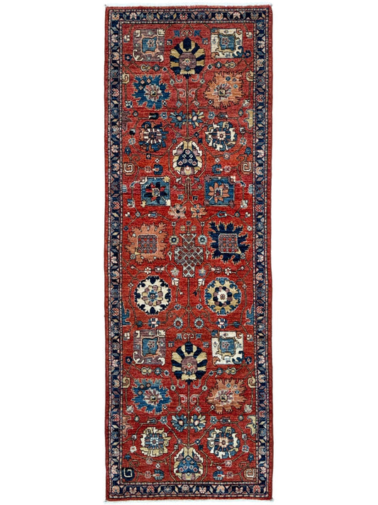 Transitional Heriz Runner 2'9"x7'10" Area Rug