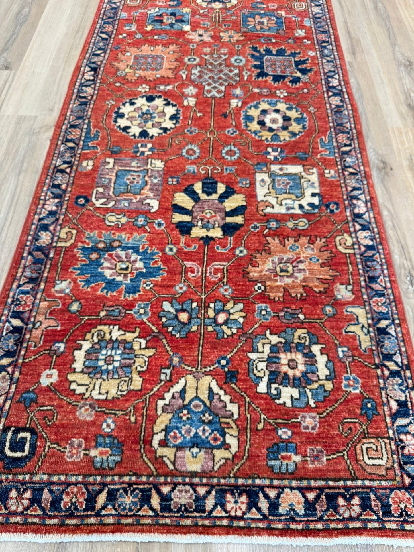 Transitional Heriz Runner 2'9"x7'10" Area Rug