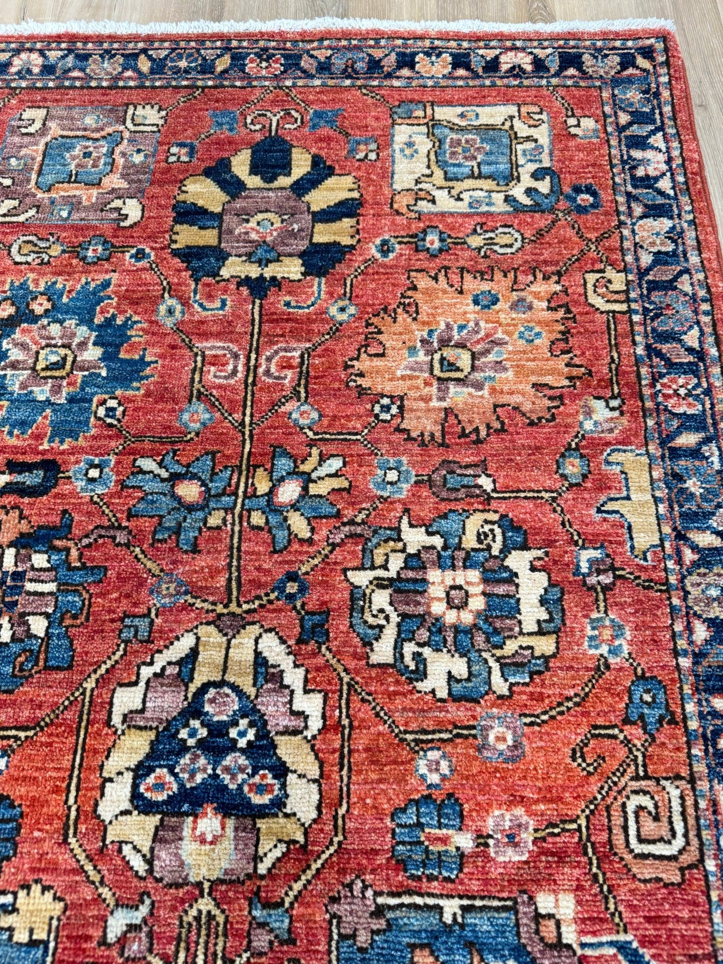 Transitional Heriz Runner 2'9"x7'10" Area Rug