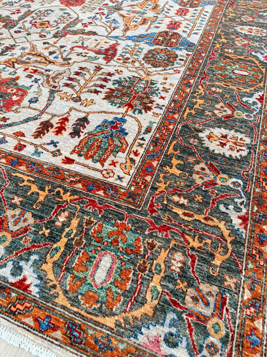 Transitional Bijar 8'0"x10'0" Area Rug