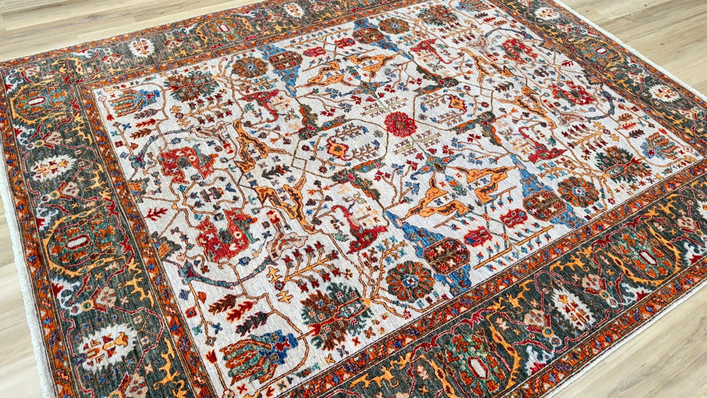 Transitional Bijar 8'0"x10'0" Area Rug