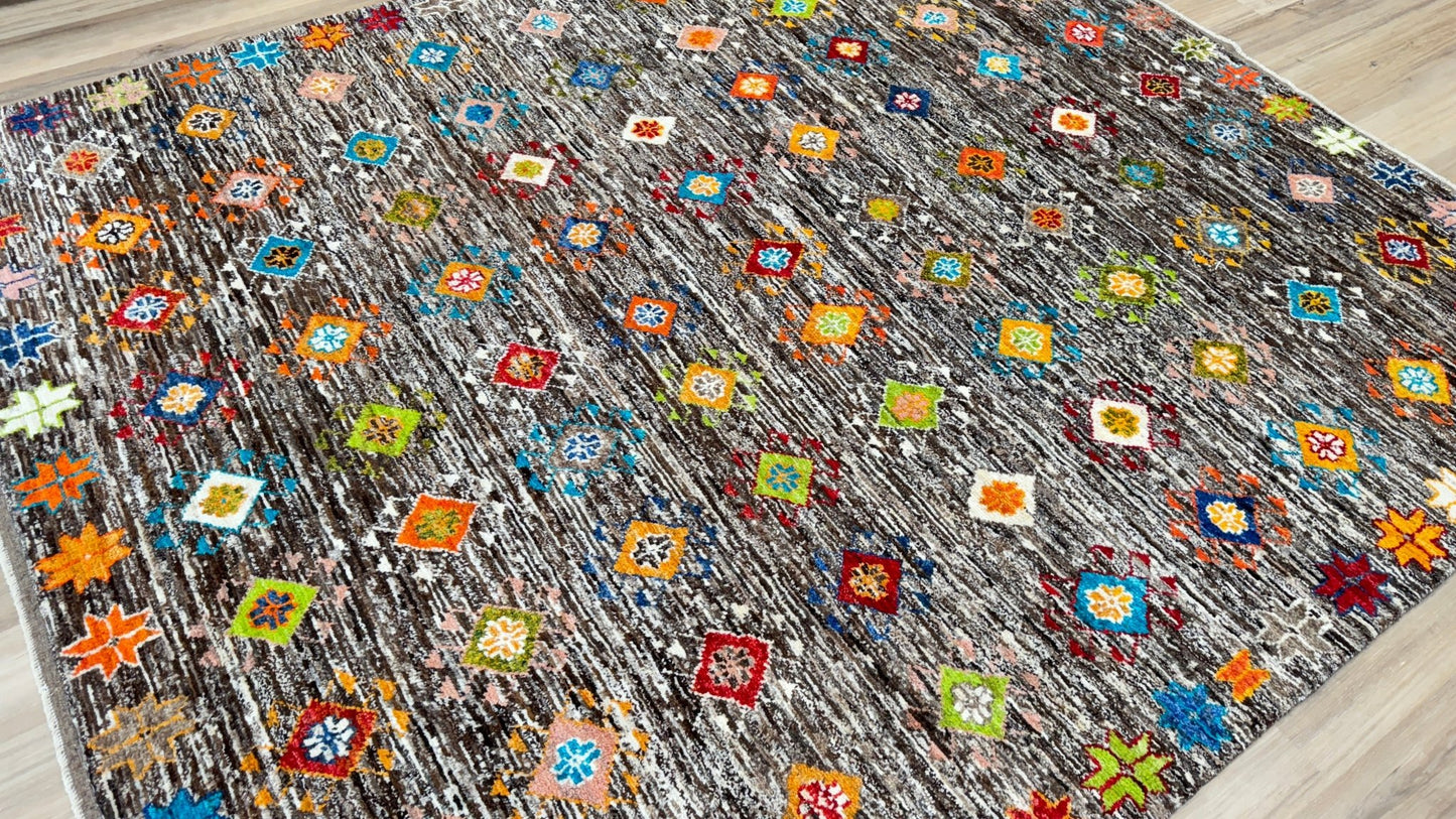 Berber Style 8'3"x9'11" Area Rug