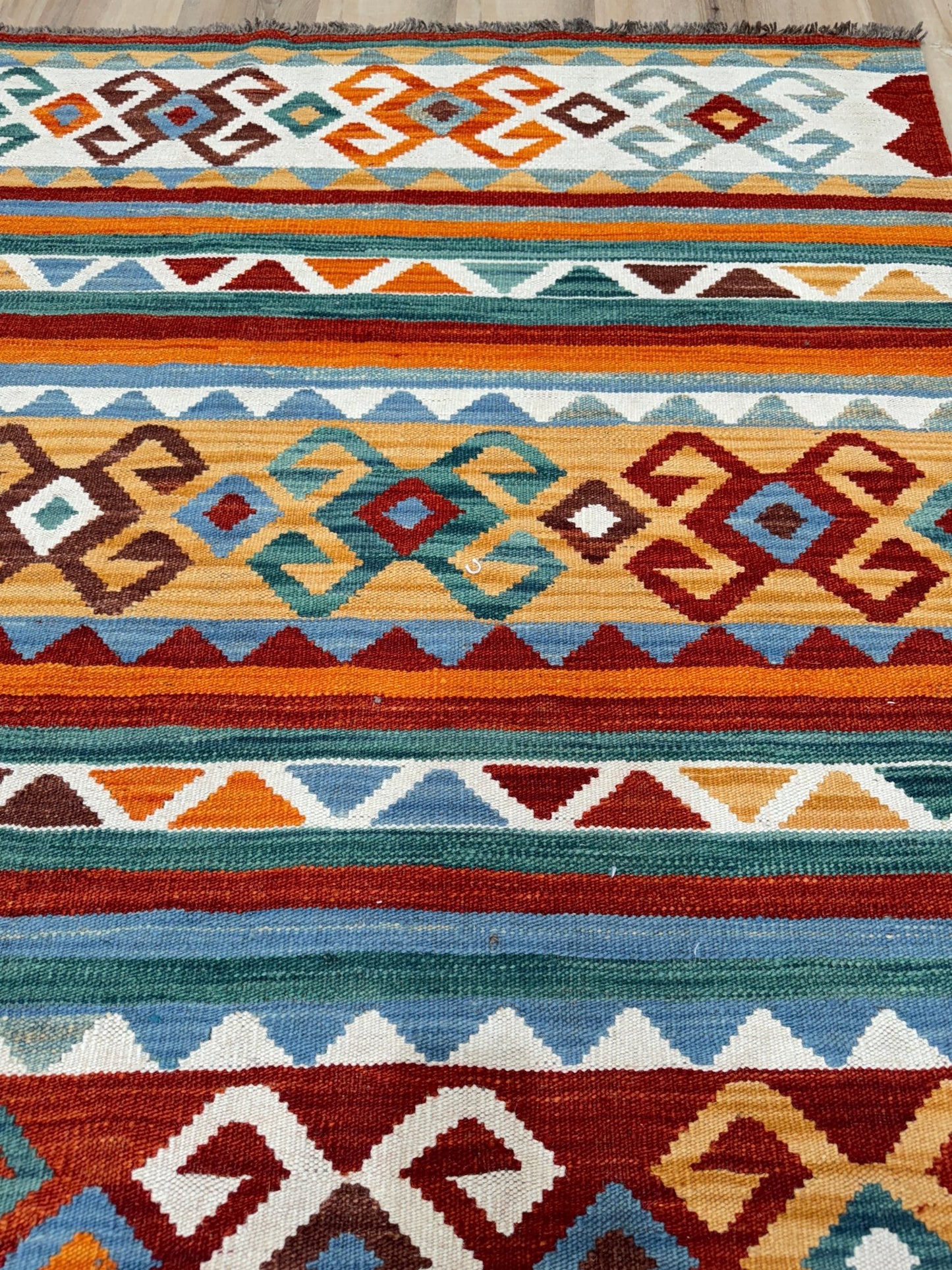 Flatweave Kilim 8'8"x9'11" Area Rug