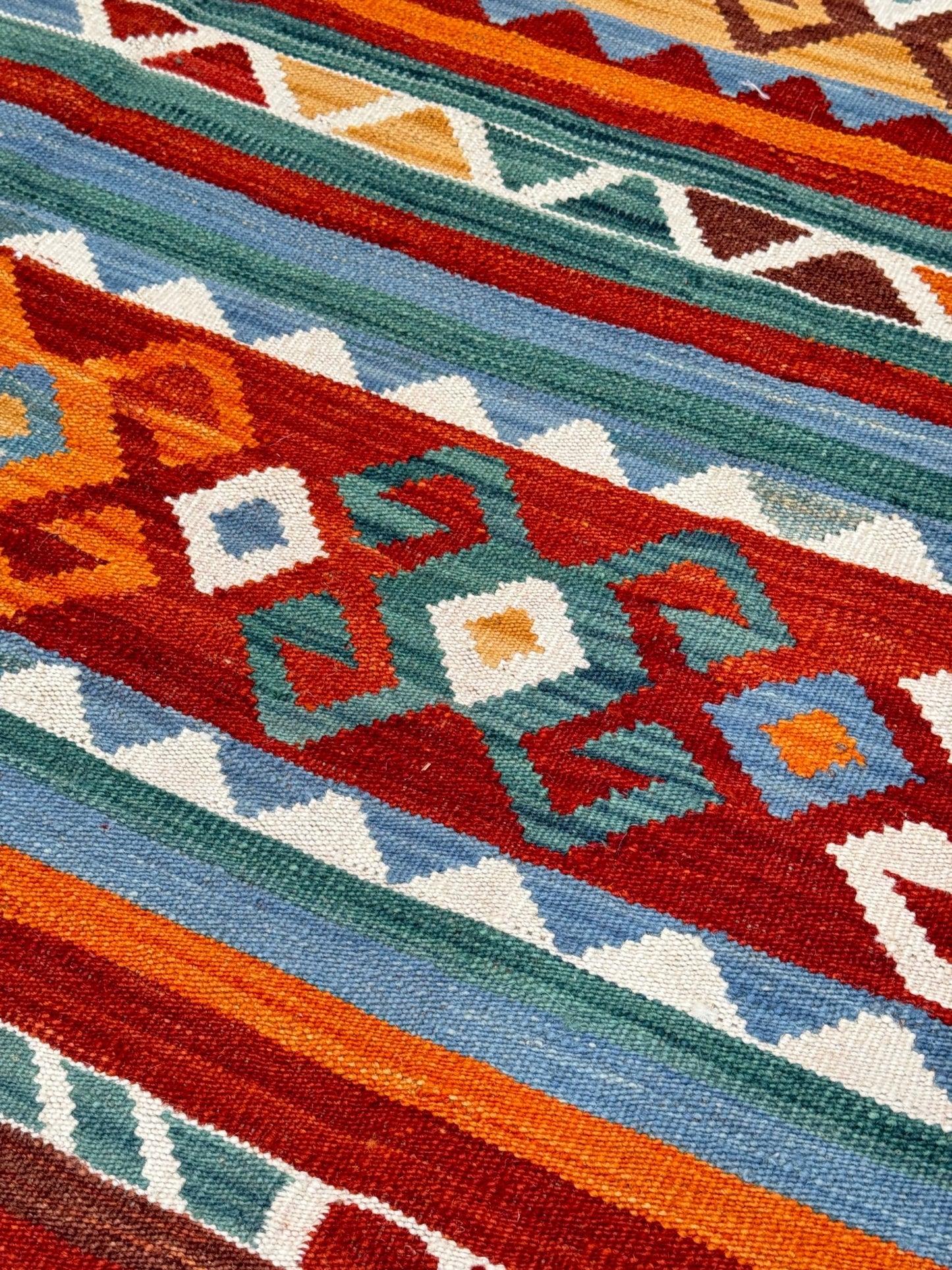 Flatweave Kilim 8'8"x9'11" Area Rug