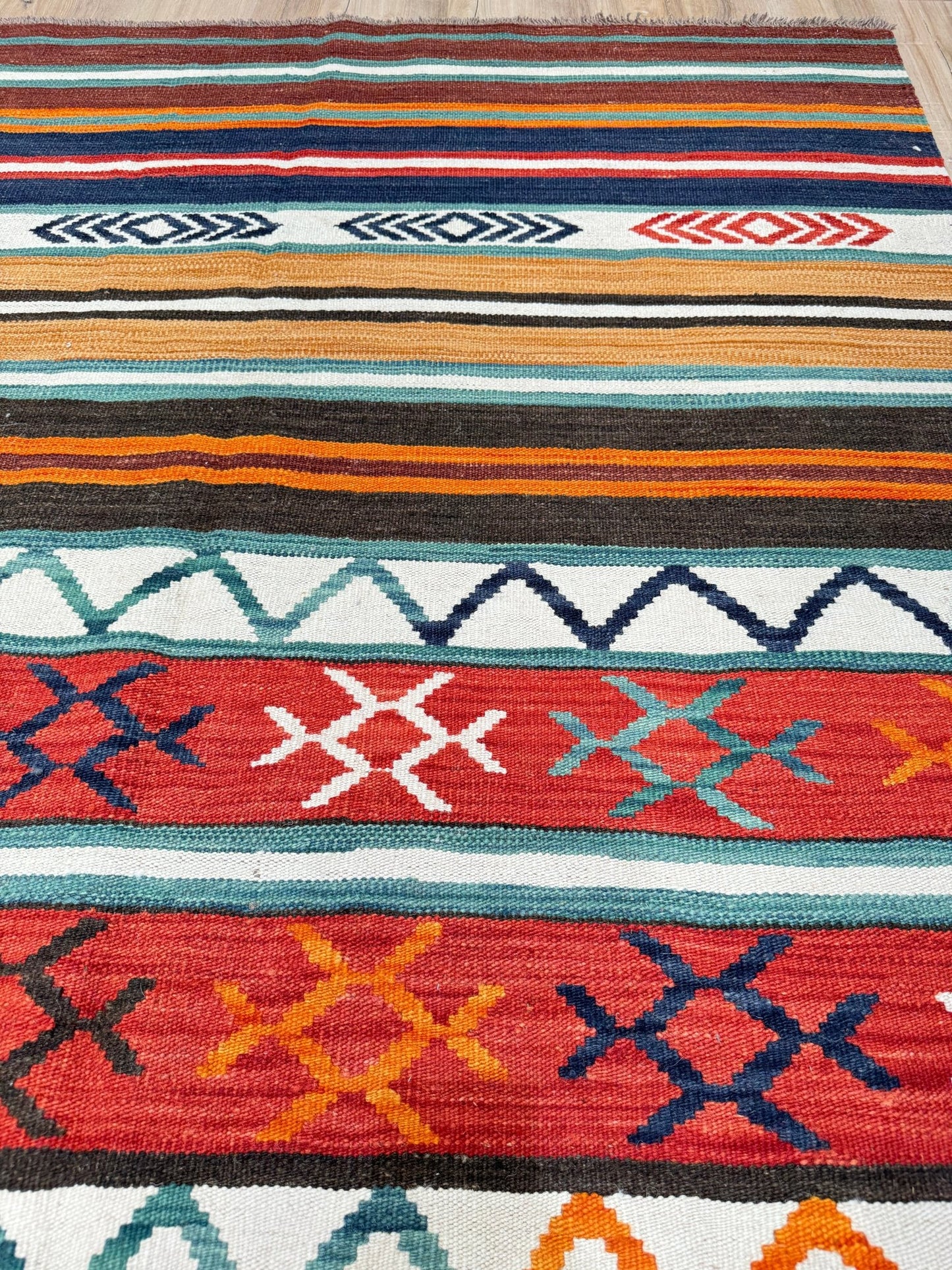 Flatweave Kilim 9'10"x13'0" Area Rug