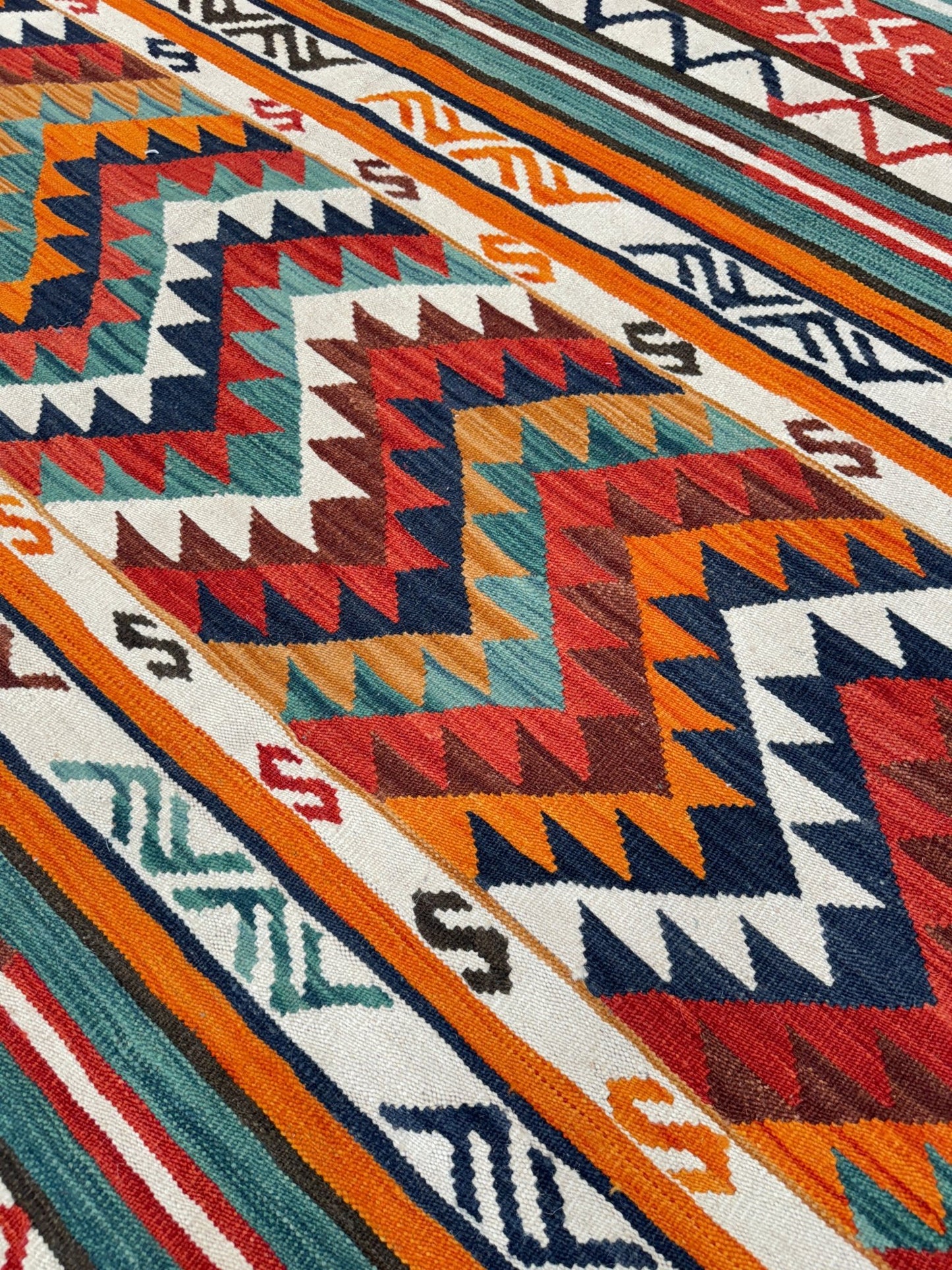 Flatweave Kilim 9'10"x13'0" Area Rug