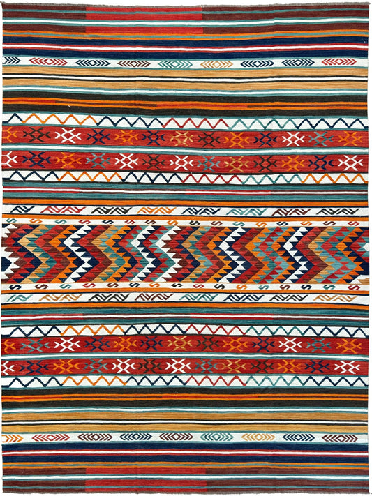 Flatweave Kilim 9'10"x13'0" Area Rug