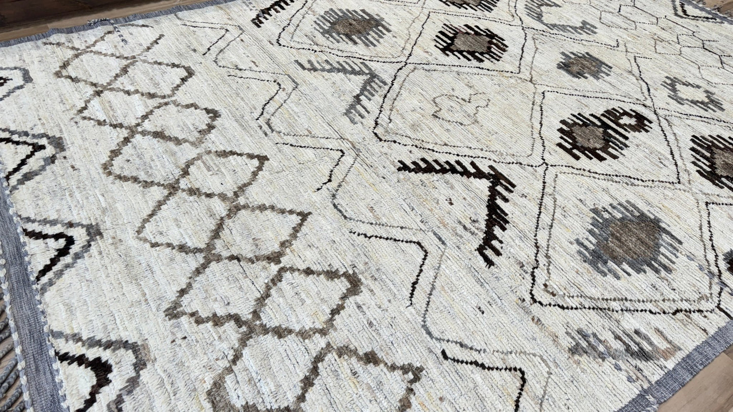 Moroccan Style 9'10"x14'4" Area Rug