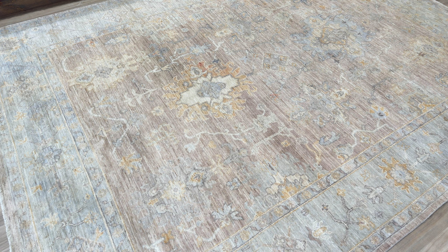 Floral Oushak 10'0"x13'5" Area Rug