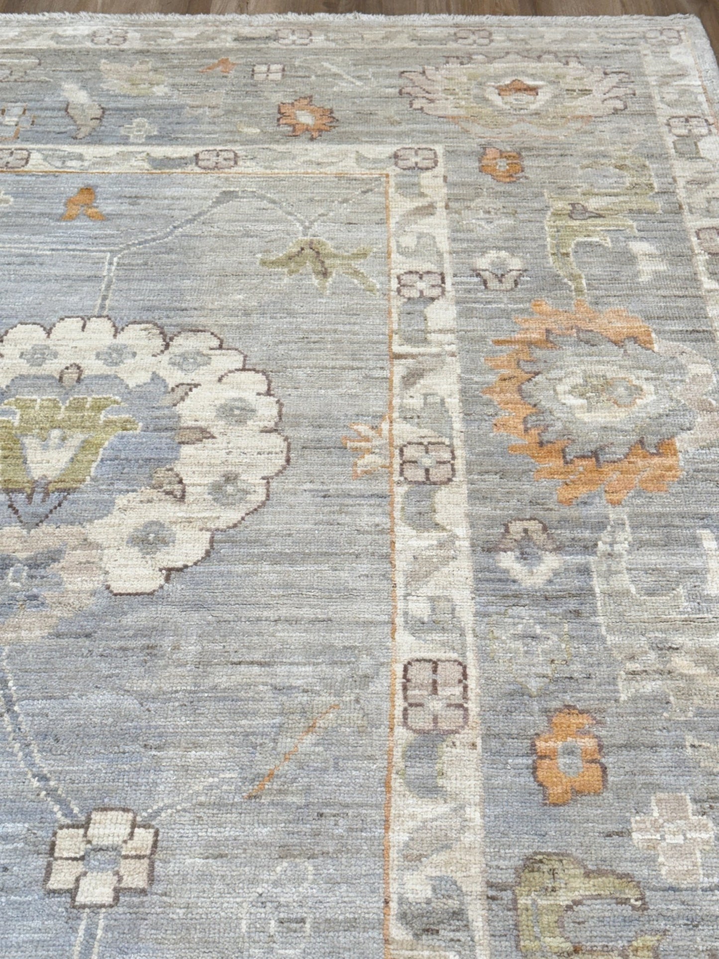 Floral Oushak 10'6"x14'1" Area Rug