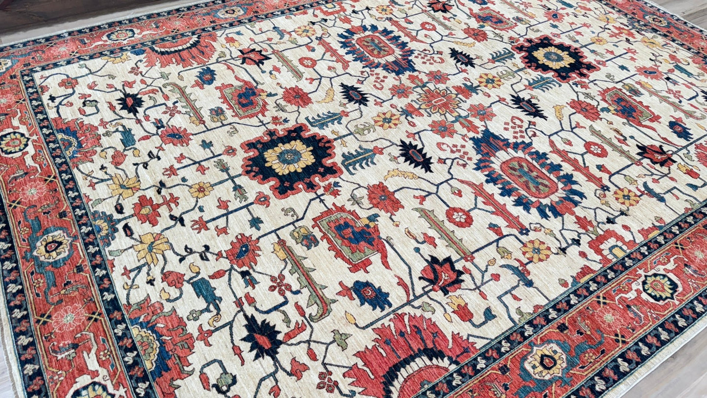 Transitional Heriz 10'2"x13'11" Area Rug