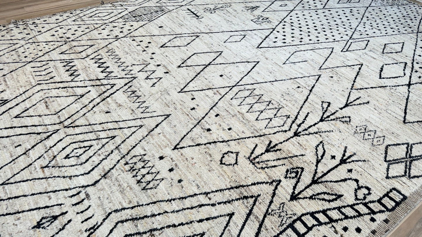 Moroccan Style 12'0"x17'7" Area Rug