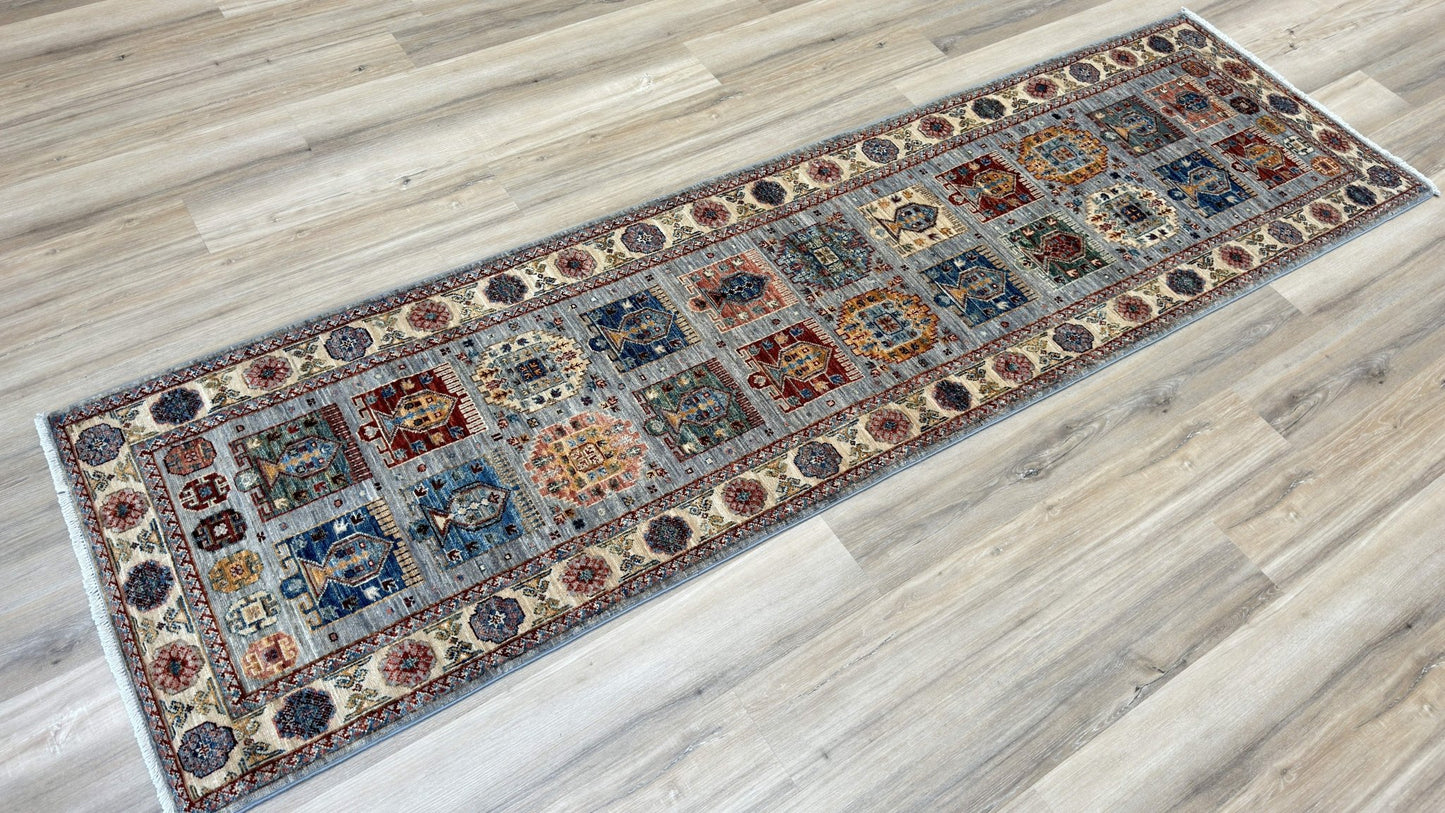 Transitional Kazak Runner 2'9"x9'8" Area Rug