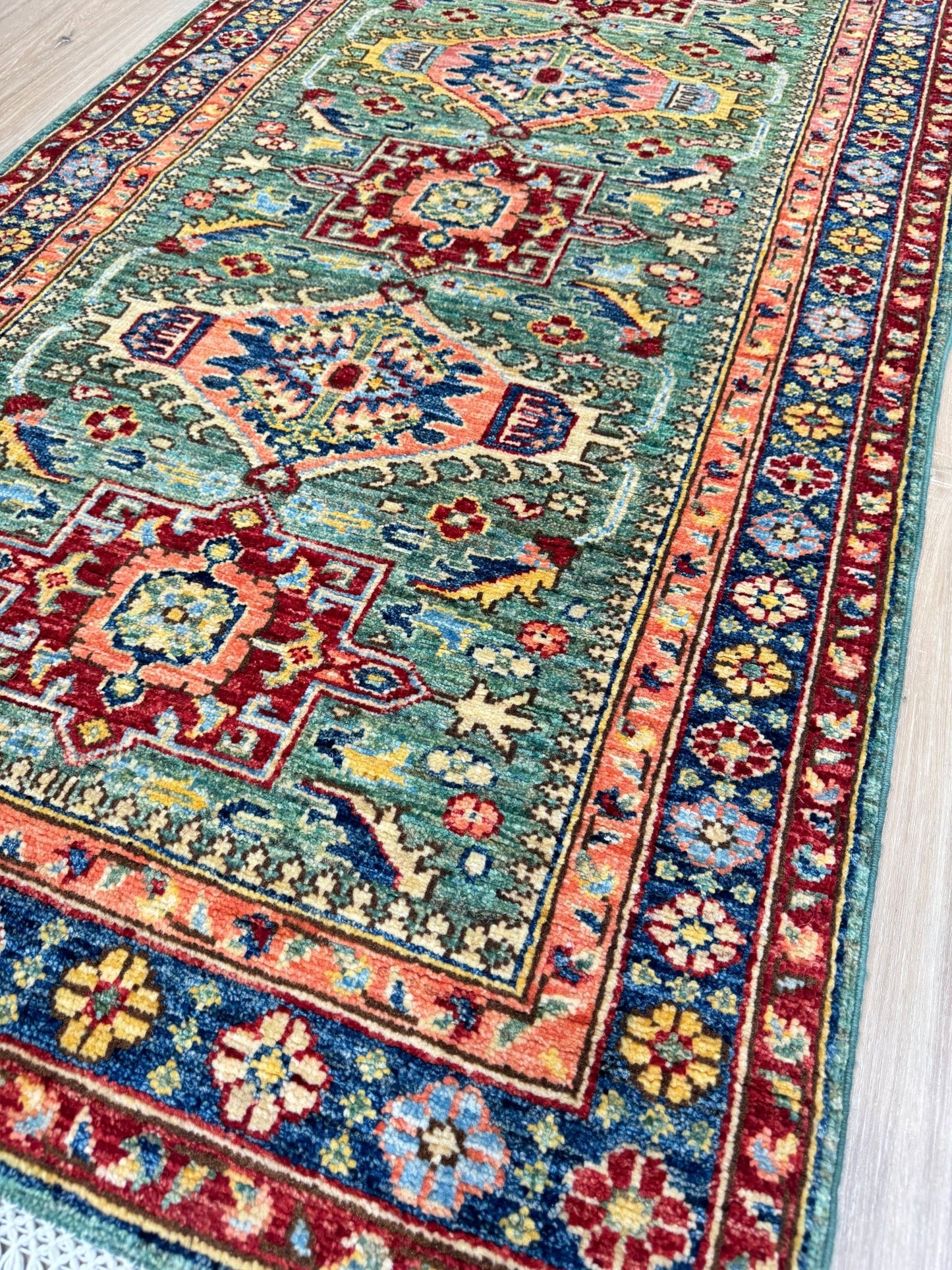 Transitional Kazak Runner 2'9"x9'9" Area Rug