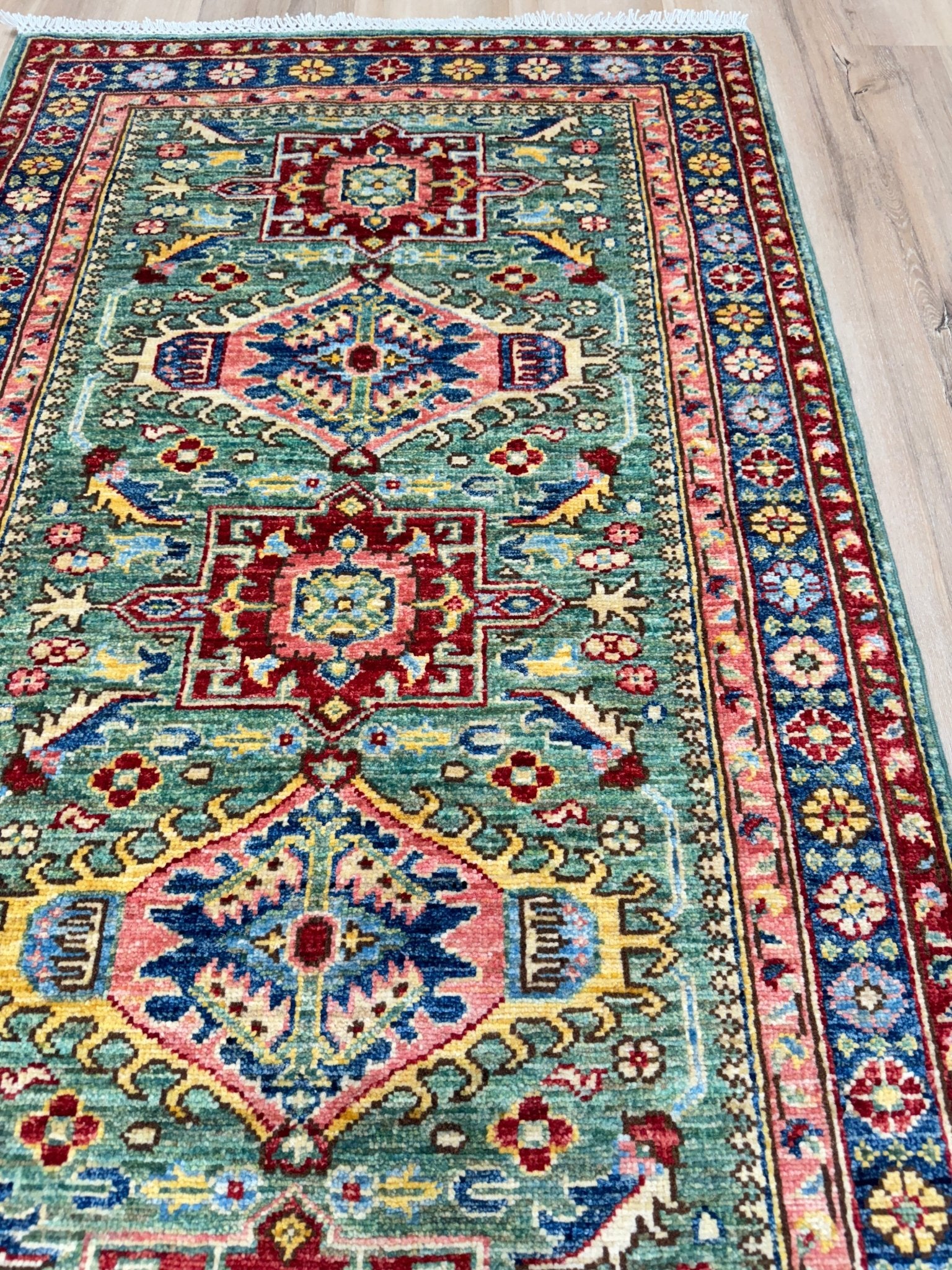 Transitional Kazak Runner 2'9"x9'9" Area Rug